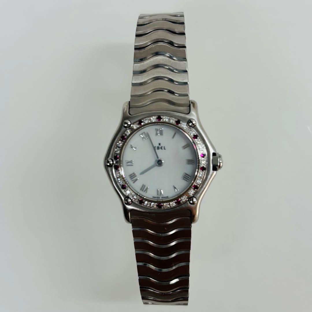 EBEL エベル 腕時計 ステンレス ダイヤ＆ルビーE9157116-20