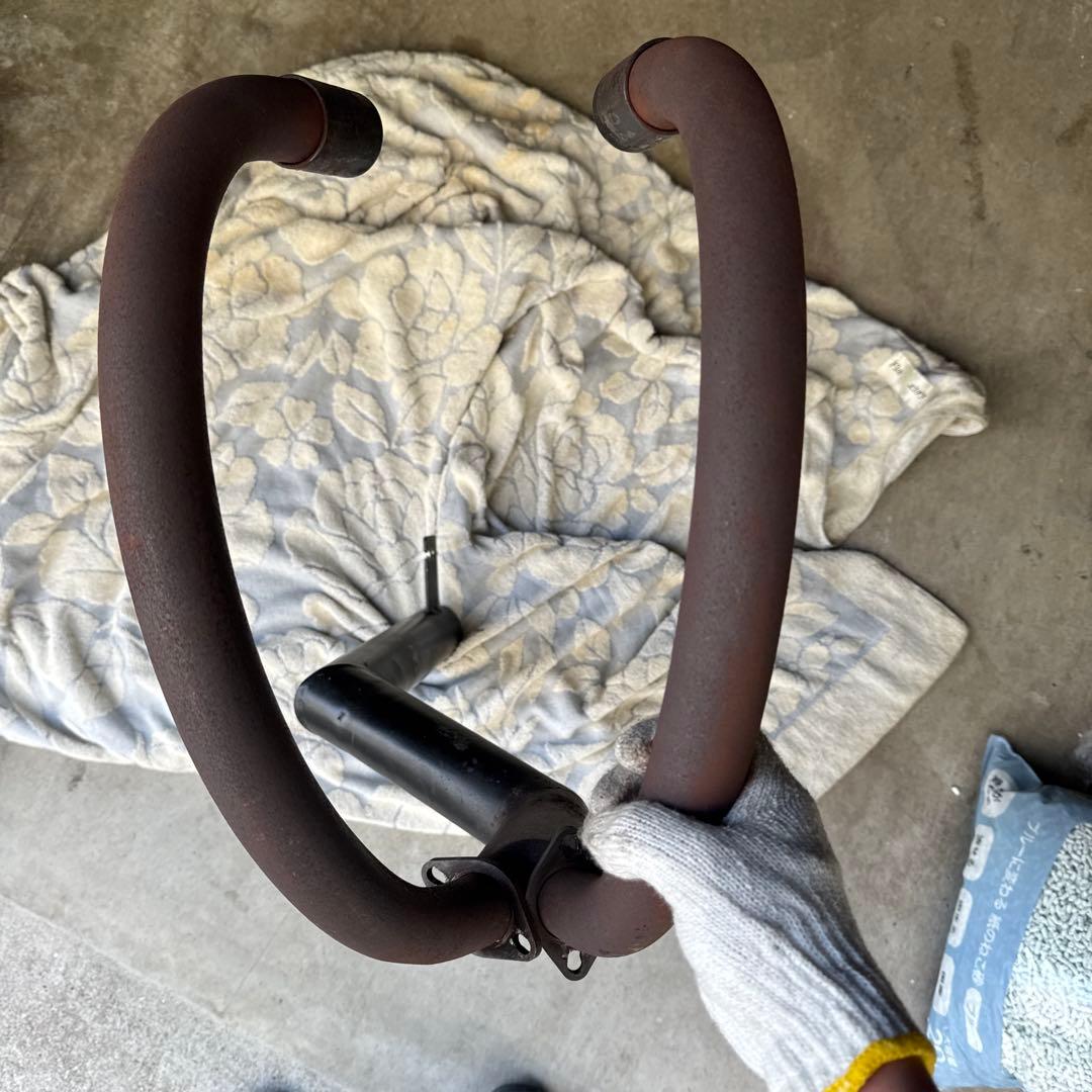 cb400n 手曲げマフラー