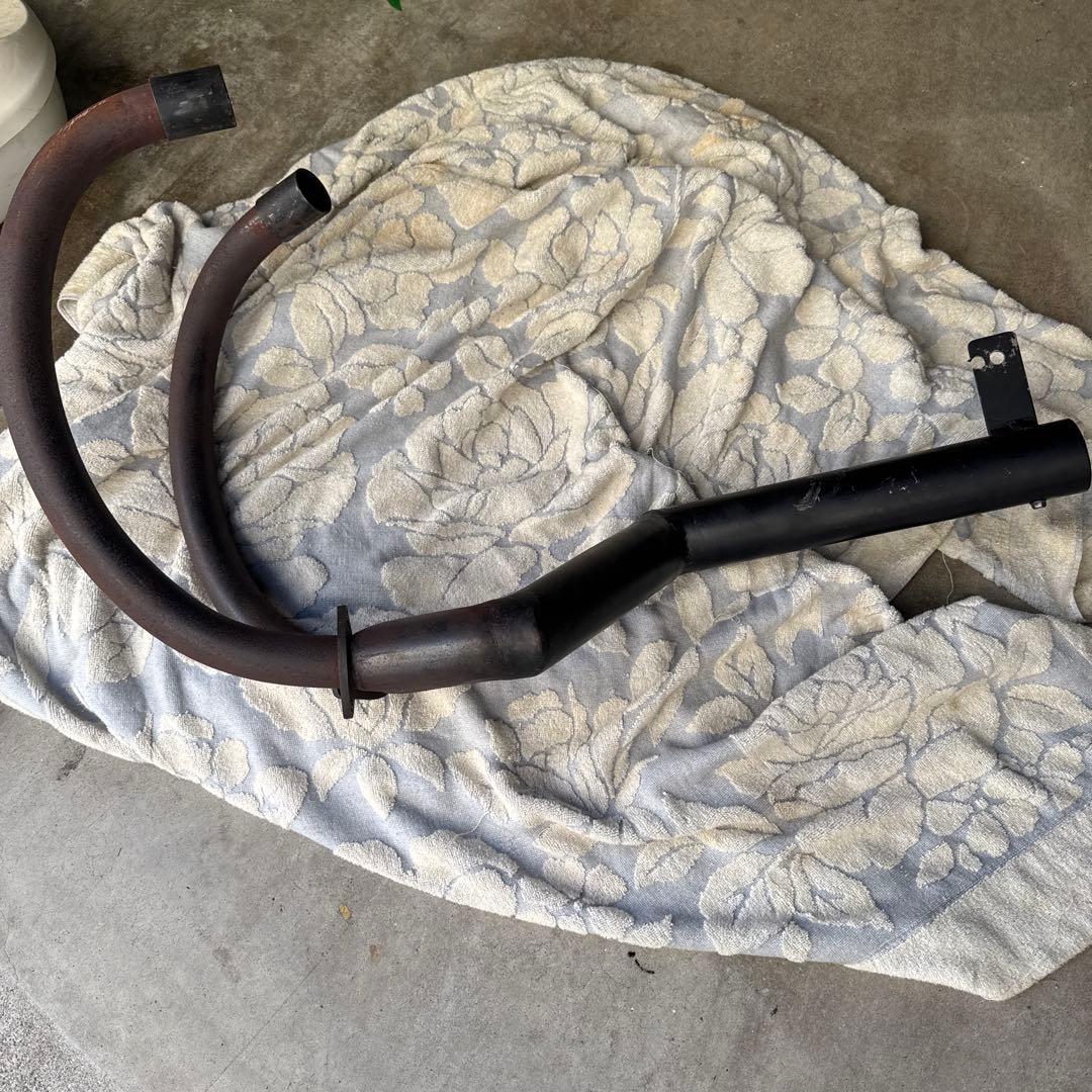 cb400n 手曲げマフラー