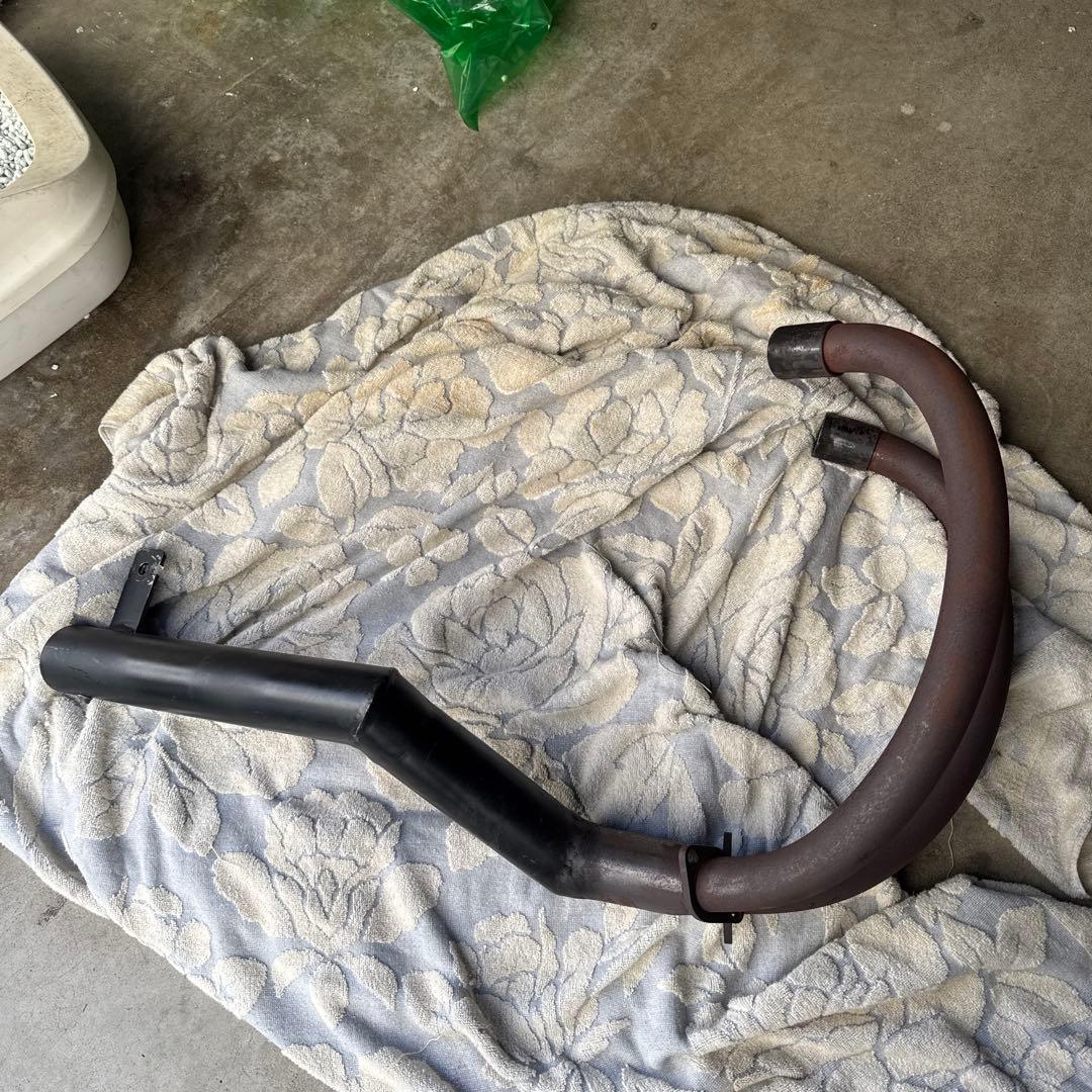 cb400n 手曲げマフラー