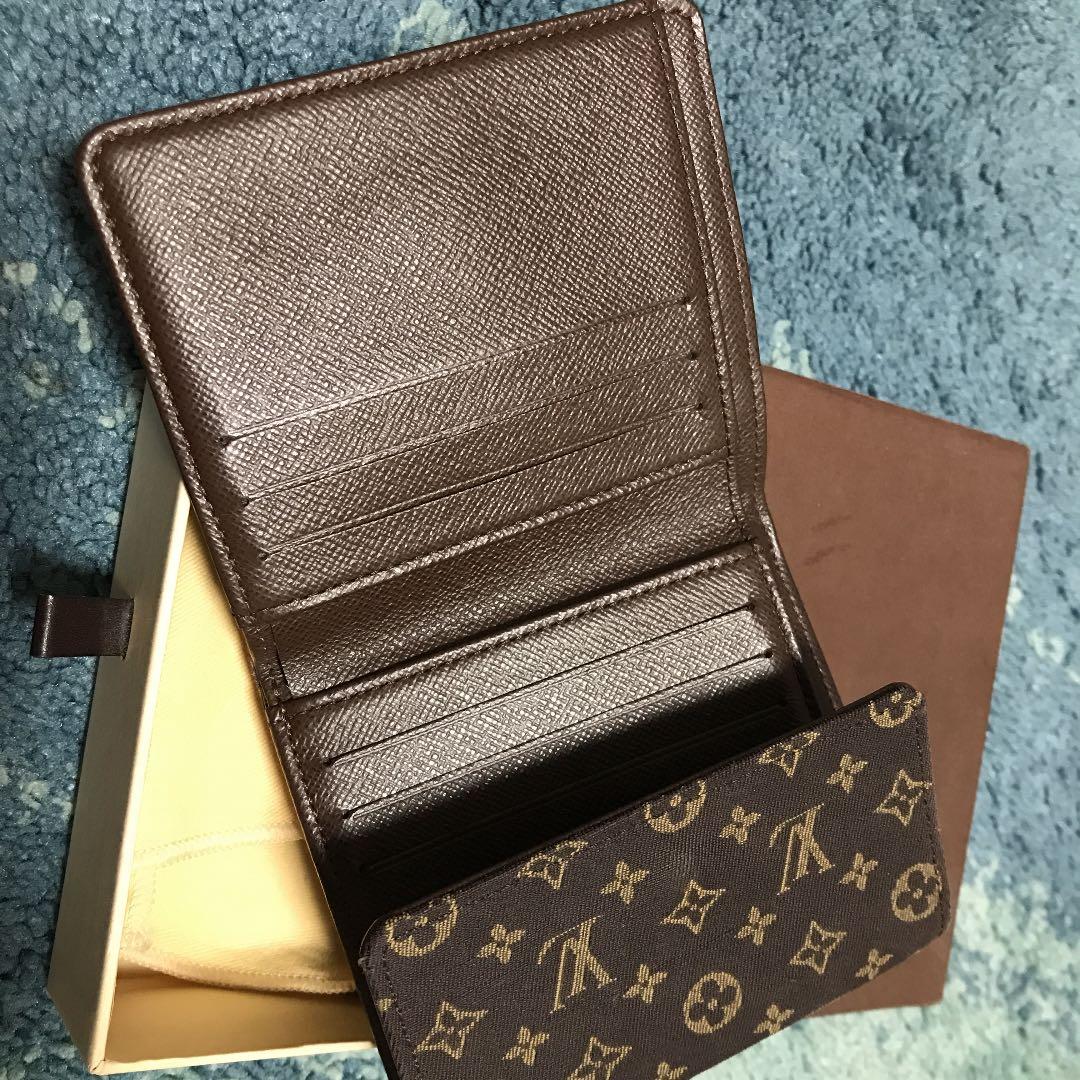 ルイヴィトン Wホック　二つ折り財布