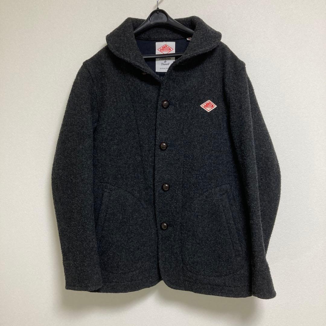 【美品】DANTON ダントン ウールモッサコート ピーコート 40 L相当