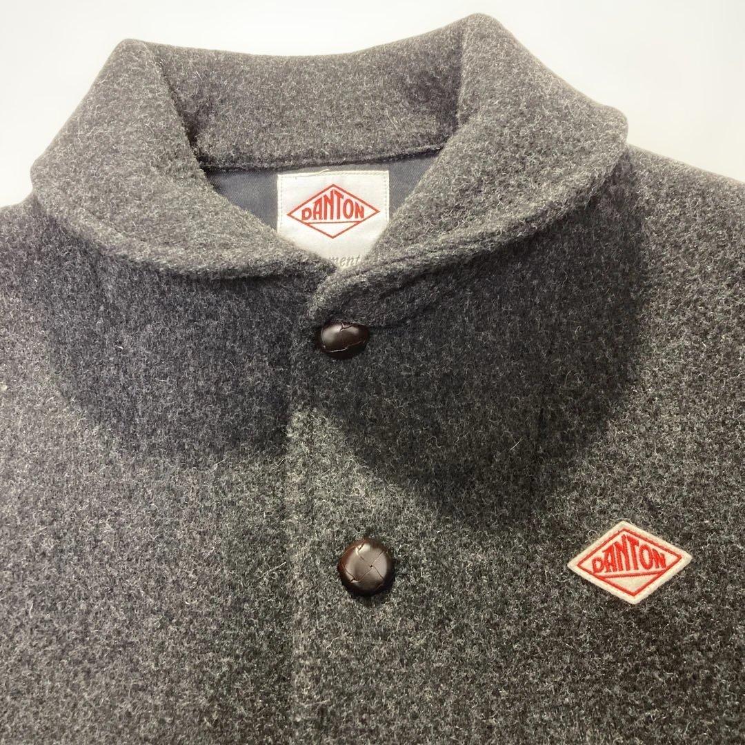 【美品】DANTON ダントン ウールモッサコート ピーコート 40 L相当