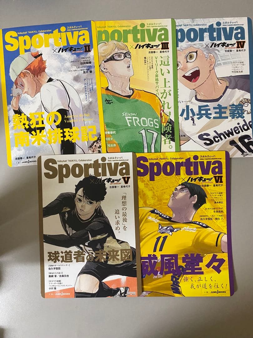 ハイキューショーセツバンSportiva 小説本体とビジュアルボードのセット