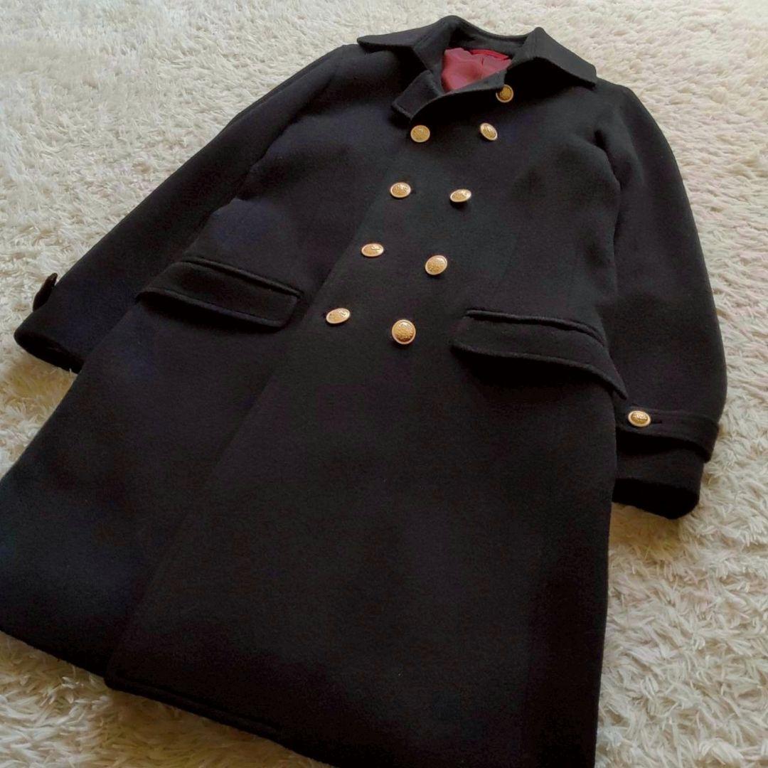 ZAZOUS カシミア混 金ボタン チェスターコート ロングコート