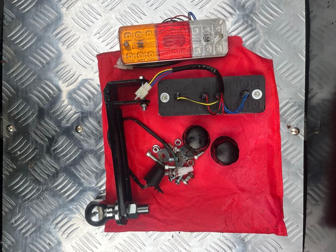 バイクトレーラー スチール製 荷物運搬用