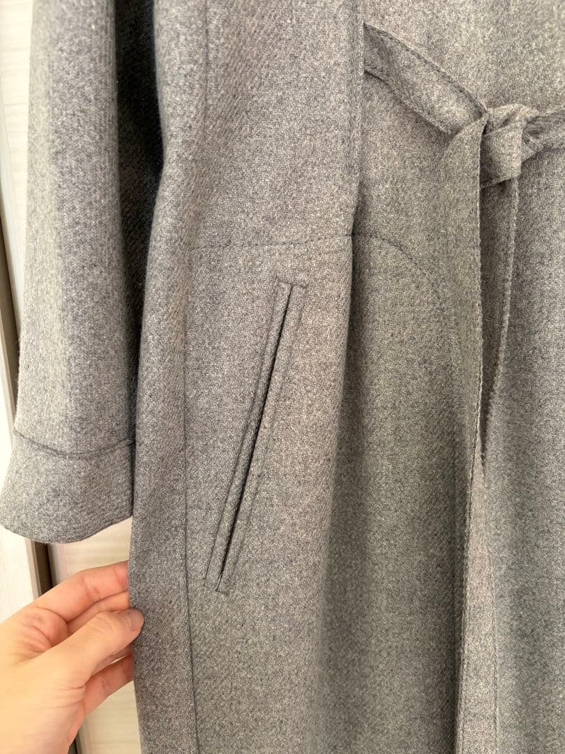 Acne Studios グレー チェスターコート