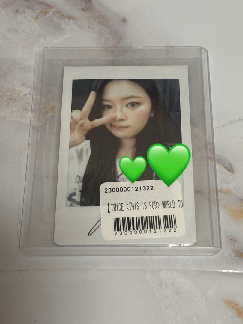 TWICE ジョンヨン　THIS IS FOR 直筆サイン入り　ポラ　トレカ