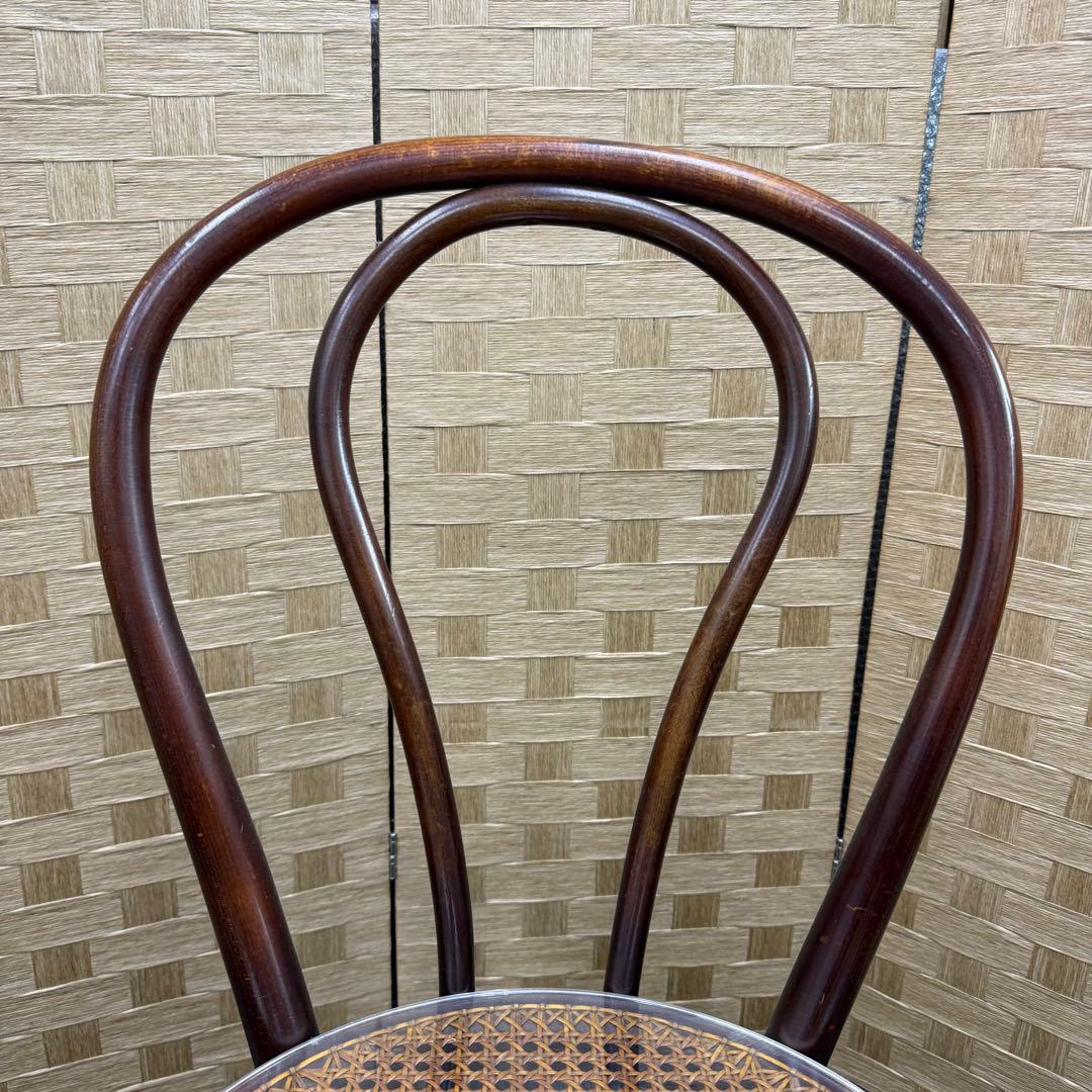 ☆秋田木工 AKITAMOKKO☆ベンドウッドチェア 曲木 籐 レトロ 椅子