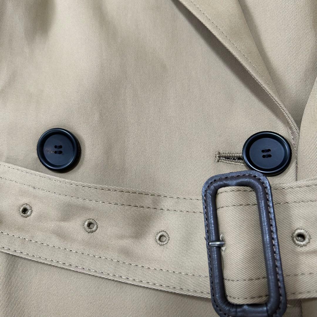 【新品タグ付き】★ADORE★コットンツイルロングコート★ベージュ★M