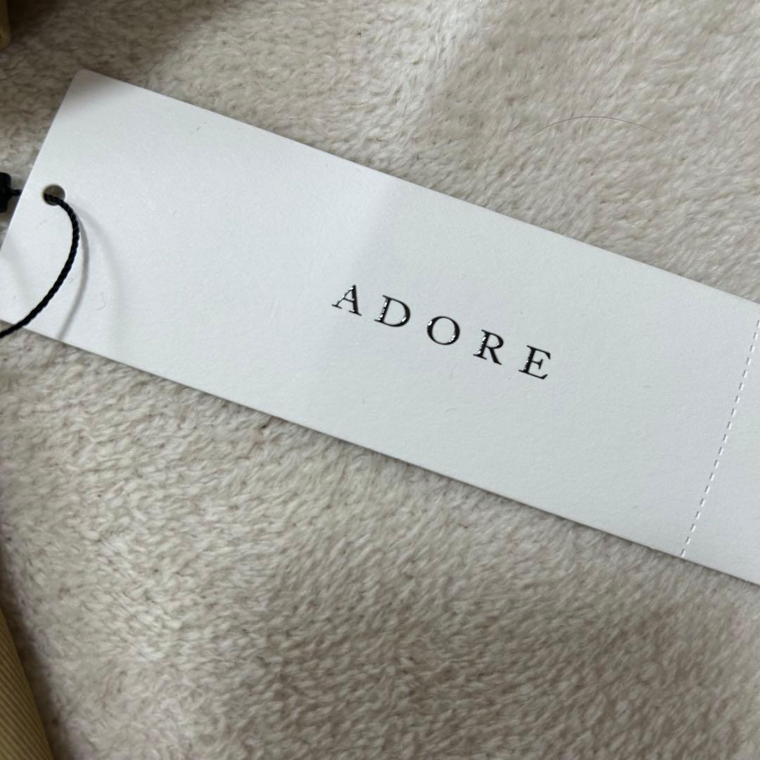 【新品タグ付き】★ADORE★コットンツイルロングコート★ベージュ★M