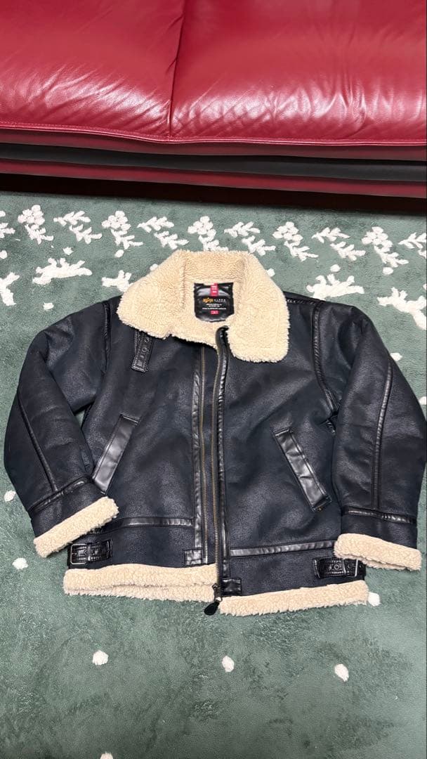 アルファ インダストリーズ ボアフライトジャケット XLブラック