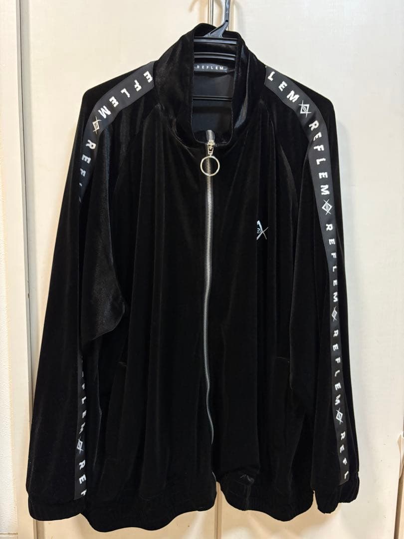 『REFLEM/レフレム』ロゴテープベロアジャージ