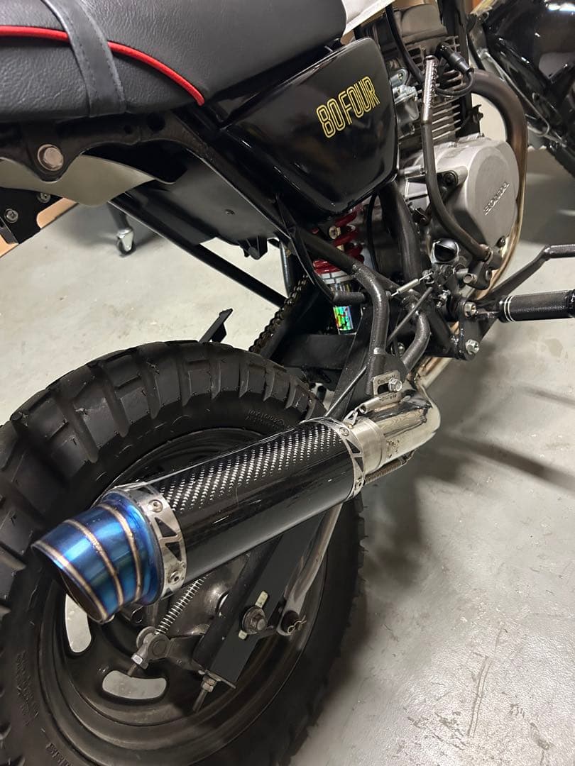 APE50 エイプ　キャブ車用　手曲げ ワンズ管SP カーボンサイレンサー