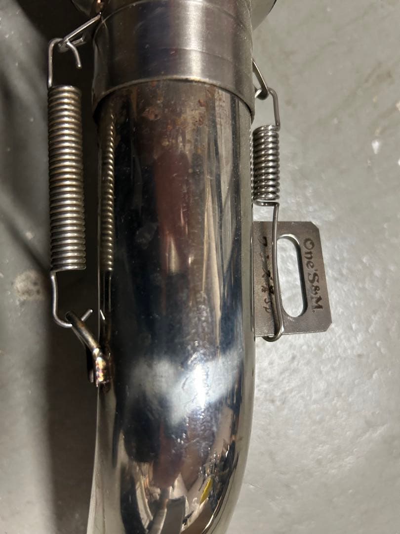 APE50 エイプ　キャブ車用　手曲げ ワンズ管SP カーボンサイレンサー