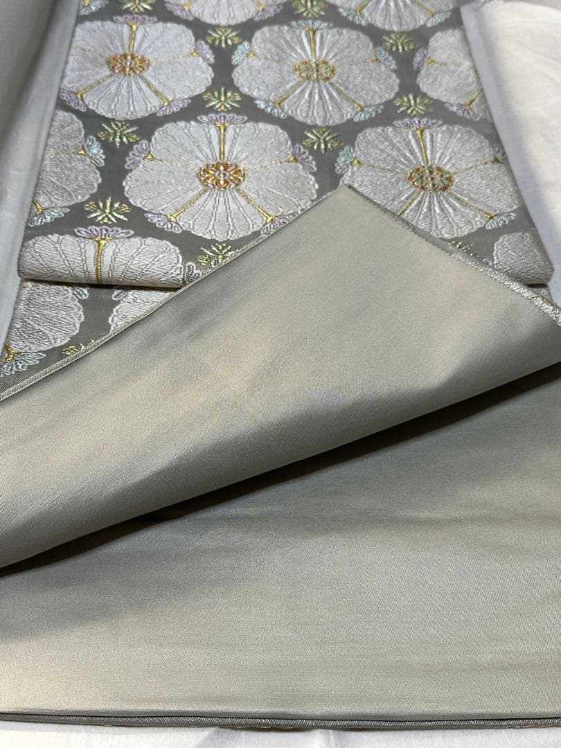 期間限定価格‼️花柄 帯 メモリヤンコート 梅取松菊文