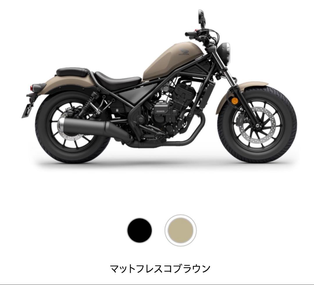 レブル250 リアフェンダー　 マットフレスコブラウン