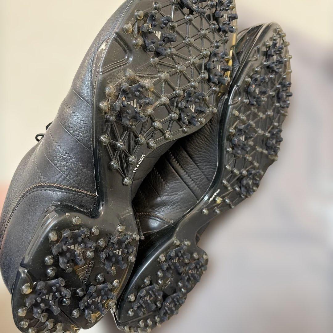 美品adidas ゴルフシューズ EVG 79 1003 オールレザー