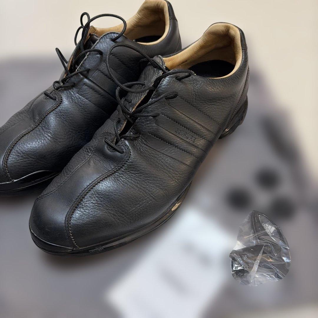 美品adidas ゴルフシューズ EVG 79 1003 オールレザー