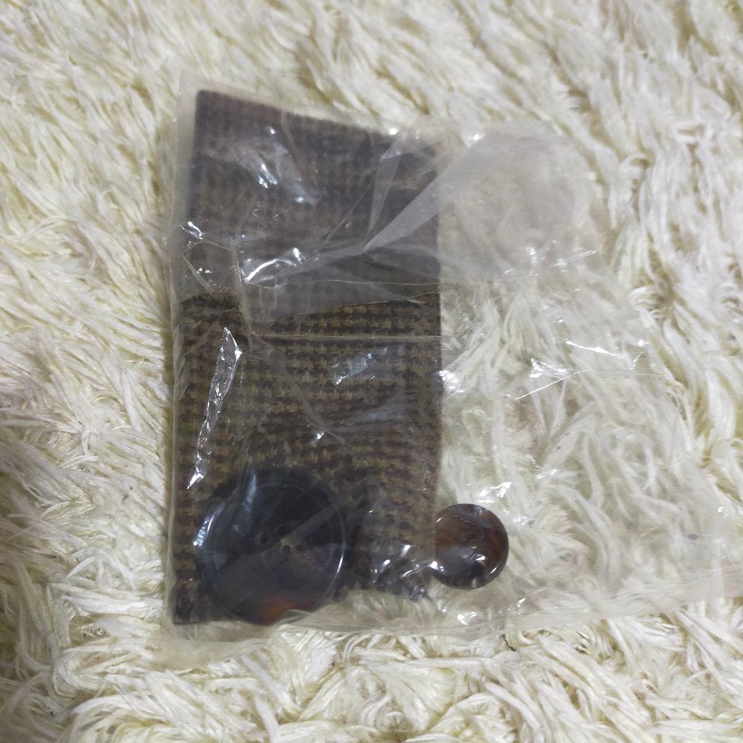 【未使用品】エディフィス・チェスターコート・カシミヤ・ブラウンチェック・タグ付M