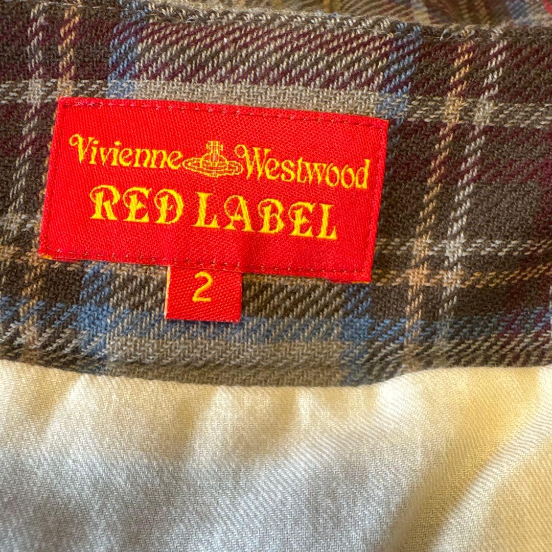 激レア♡Vivienne Westwoodチェックスカートバラ柄♡Mサイズ