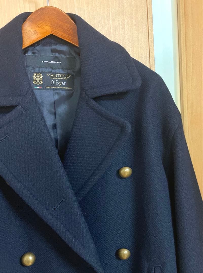 ジャーナルスタンダード 定価38,500円MANTECO ダブルクロスPコート