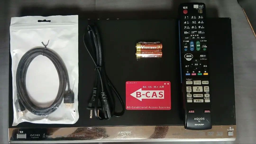 500GB シャープ AQUOS BDレコーダー☆BD-W560☆リモコン付 3