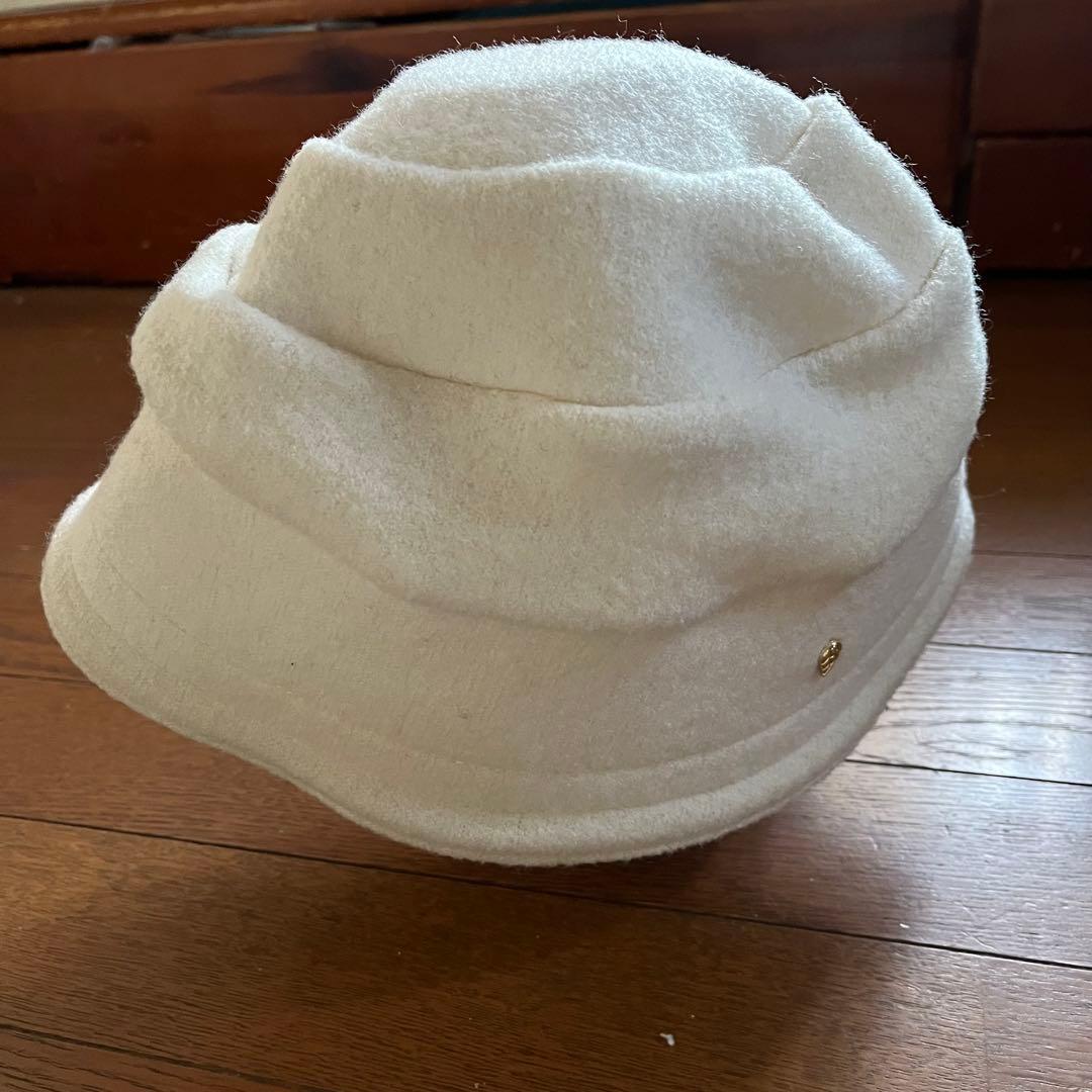 【タグ付正規アウトレット】HELEN KAMINSKI バケットハット　ホワイト