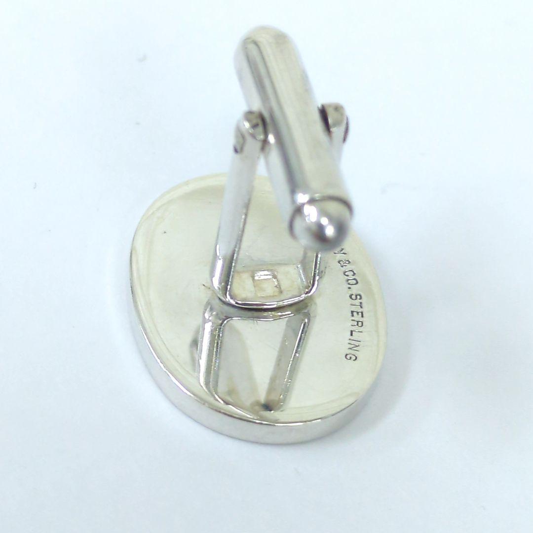 Tiffany & Co ティファニー カフリンクス シルバー オーバル メンズ