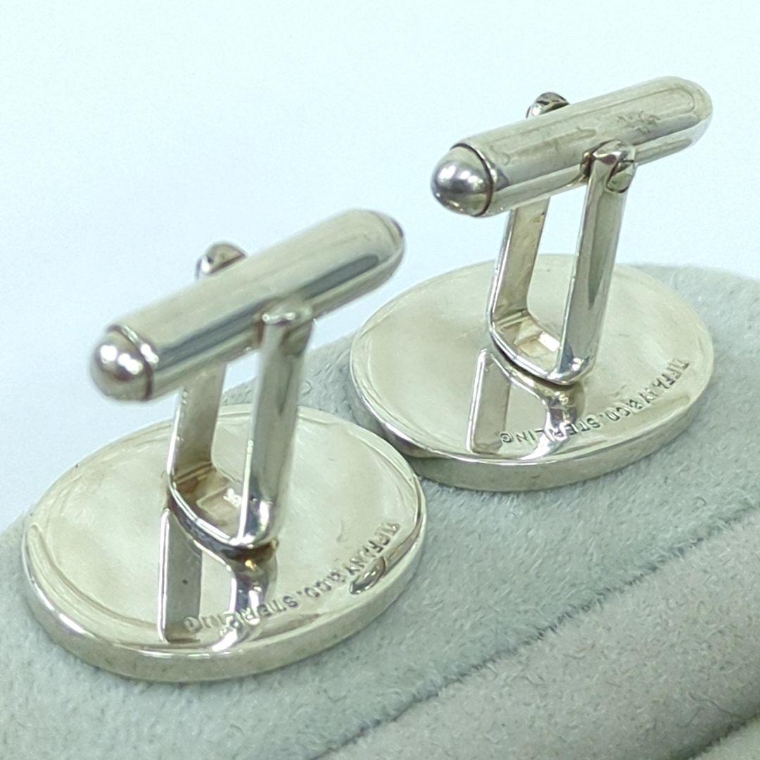 Tiffany & Co ティファニー カフリンクス シルバー オーバル メンズ