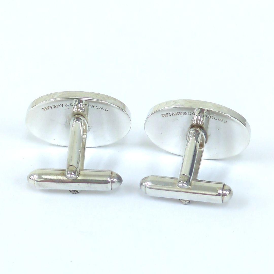 Tiffany & Co ティファニー カフリンクス シルバー オーバル メンズ