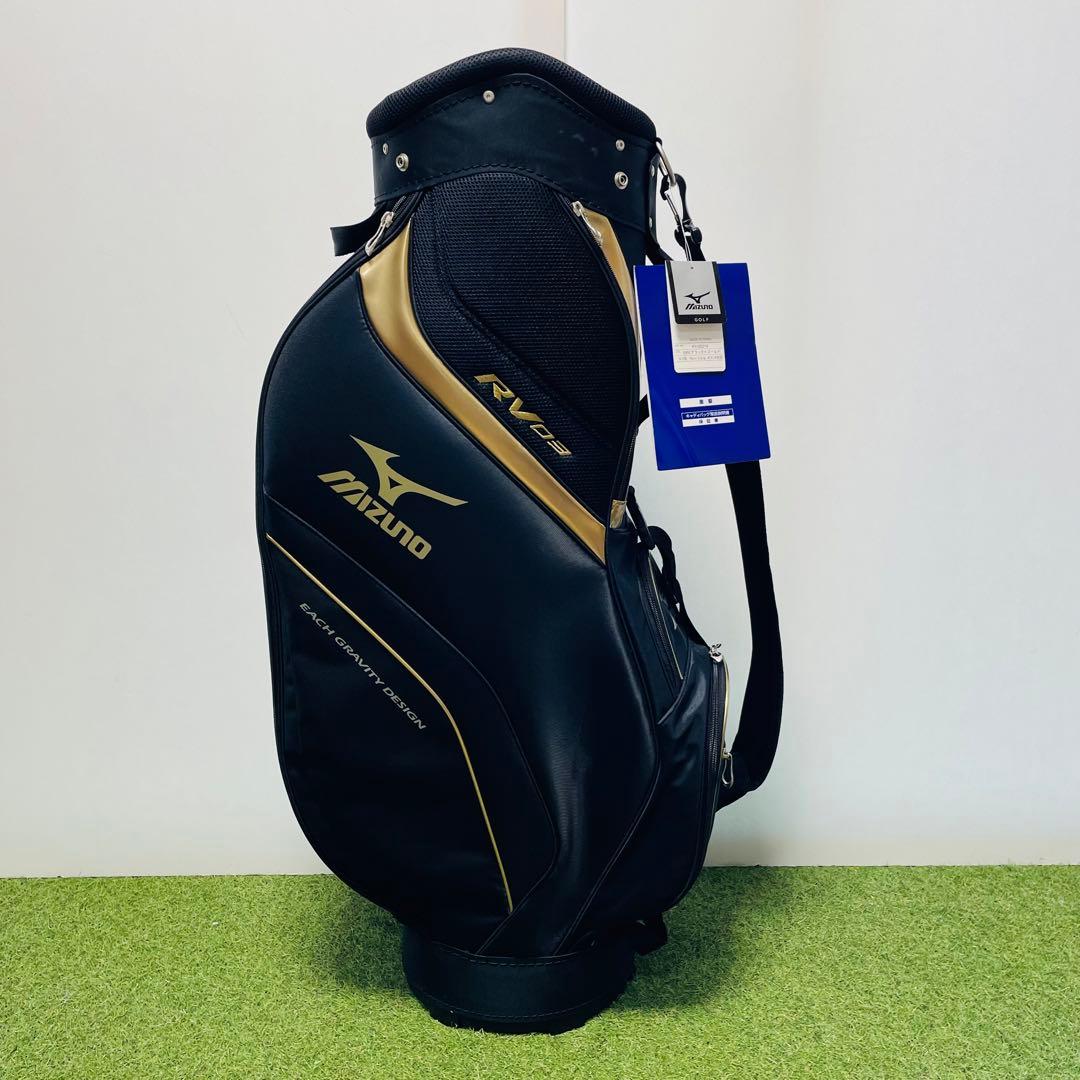 新品未使用 Mizuno ミズノ キャディバッグ ブラック ゴルフ