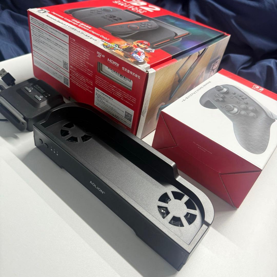 ※中古Nintendo Switch2 本体 +Proコン+他　マリカ使用済み