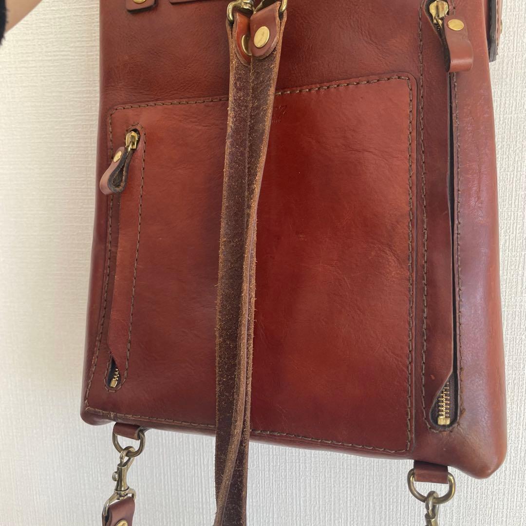 HERZ ヘルツ　ラックスリュック　R-143 ナロー　チョコ　ブラウン　茶