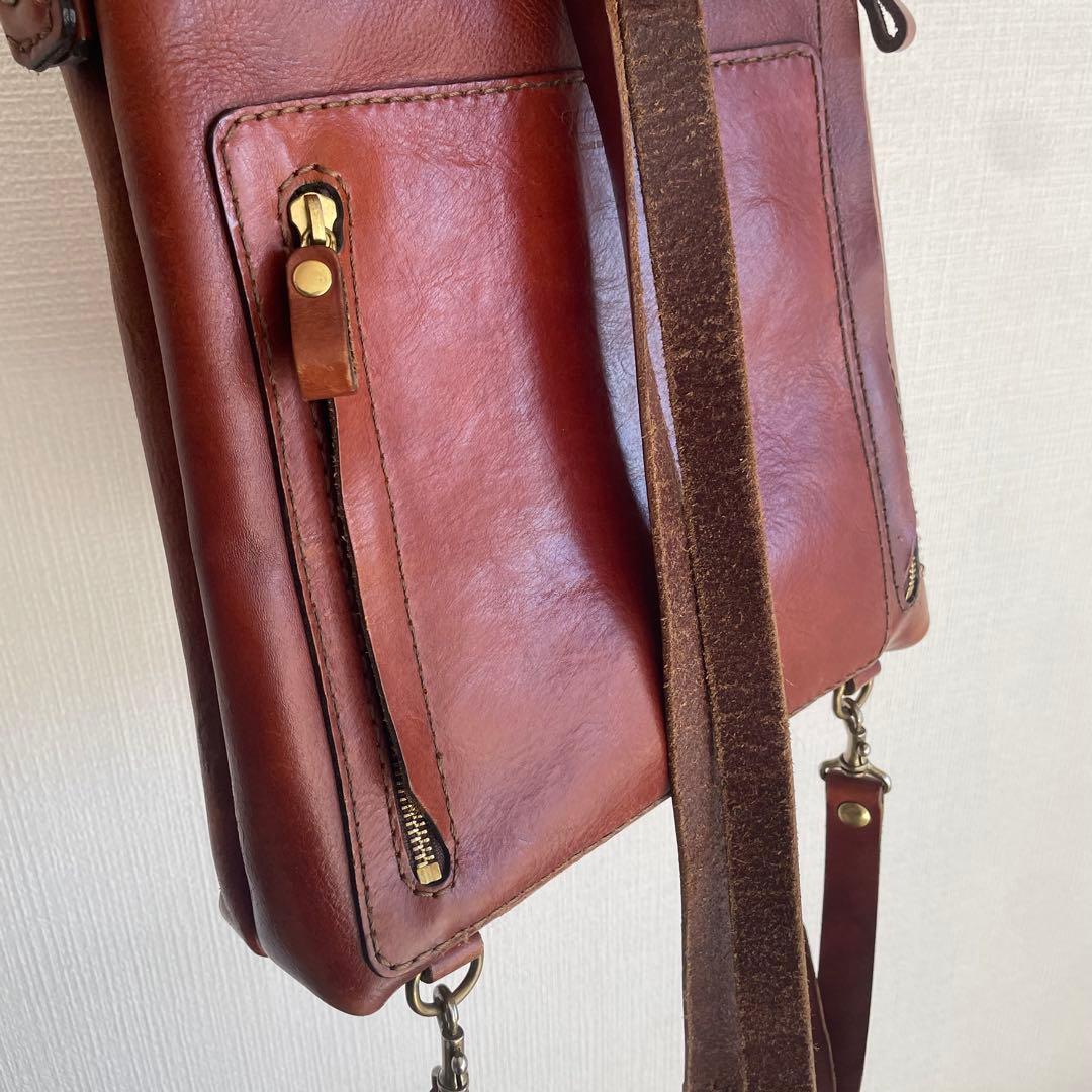 HERZ ヘルツ　ラックスリュック　R-143 ナロー　チョコ　ブラウン　茶