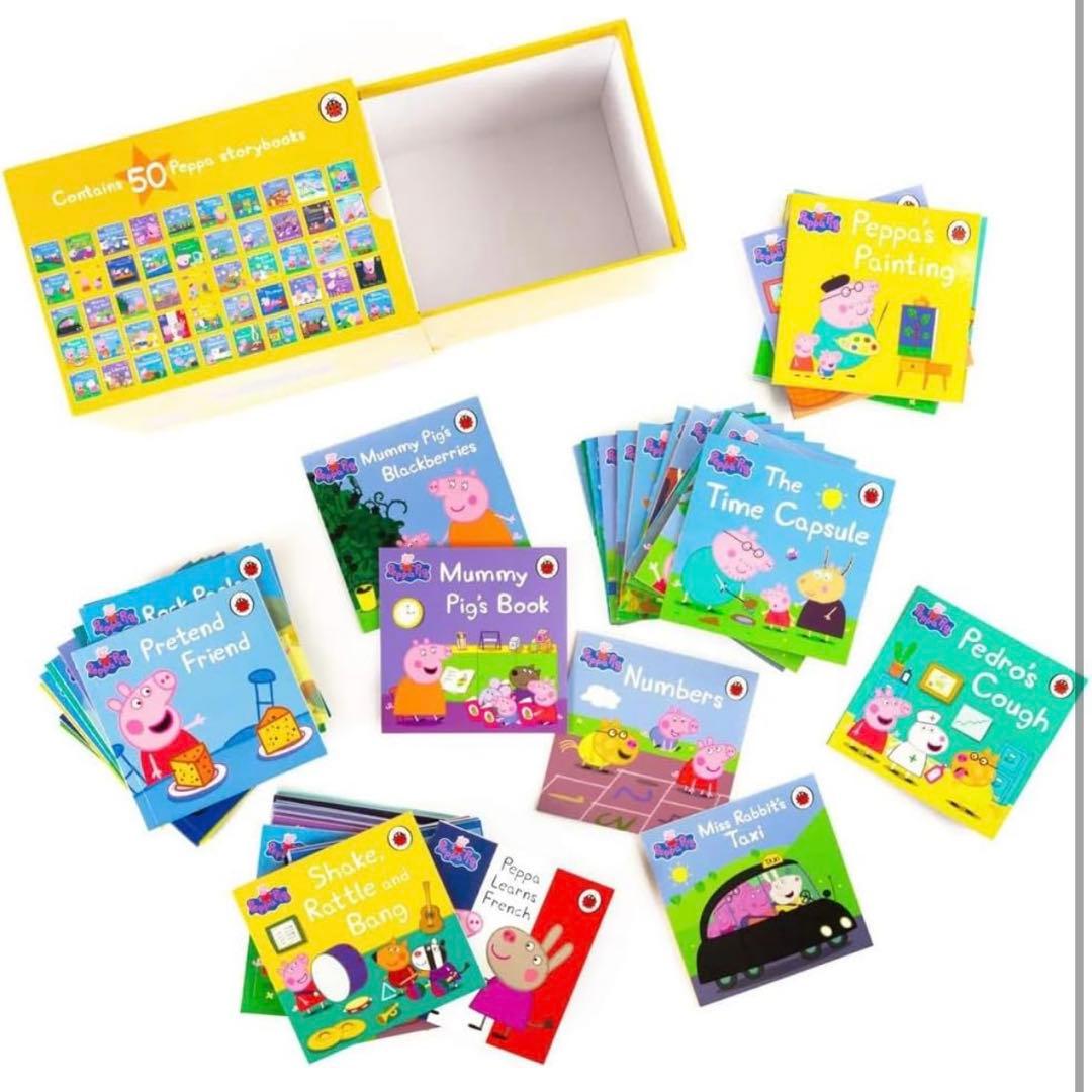 Peppa Pig 100冊まとめ　ミニ絵本50冊コンプリートセット