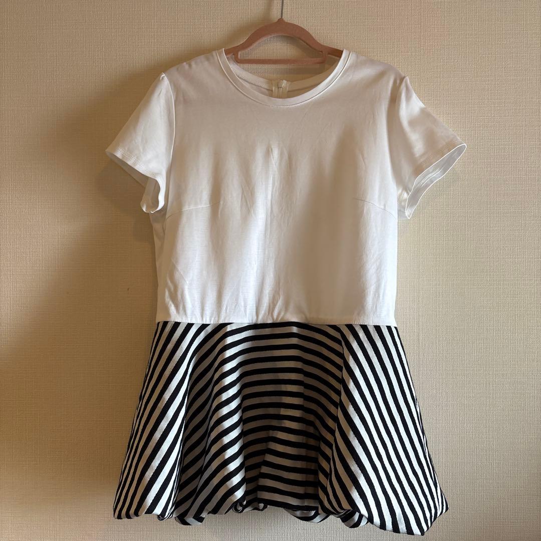 美品BORDERS at BALCONY 半袖　サイズ36