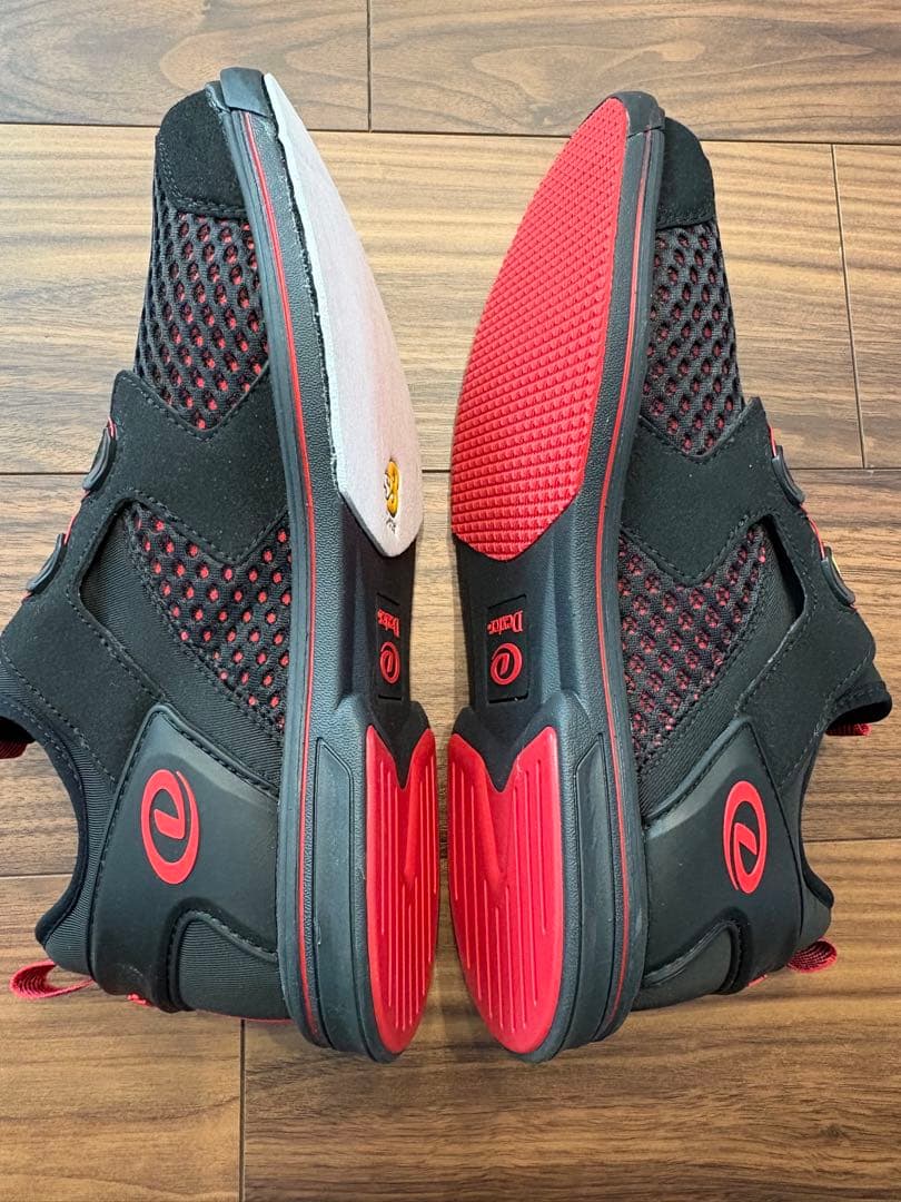 【新品未使用・箱有】Dexter メンズ ボーリングシューズ 黒 赤 27.5