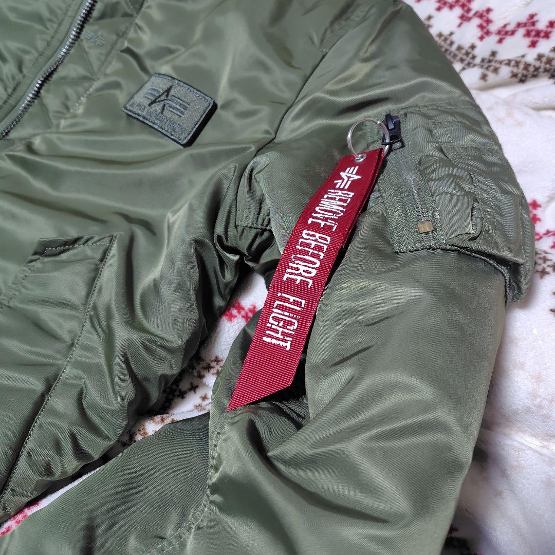 ALPHA MA-1 オリーブグリーン Size　L　お買い得美品‼️