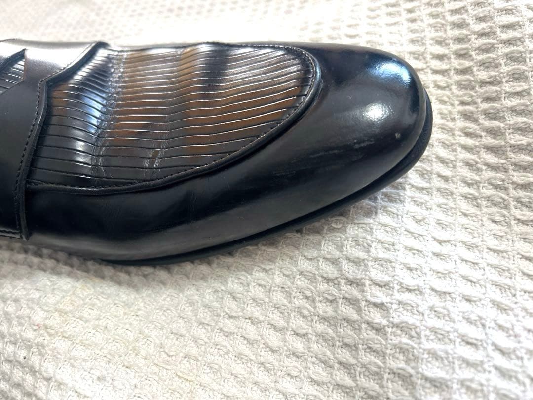 ランバン　LANVIN ブラック　ローファー　ビジネスシューズ　メンズ　革靴