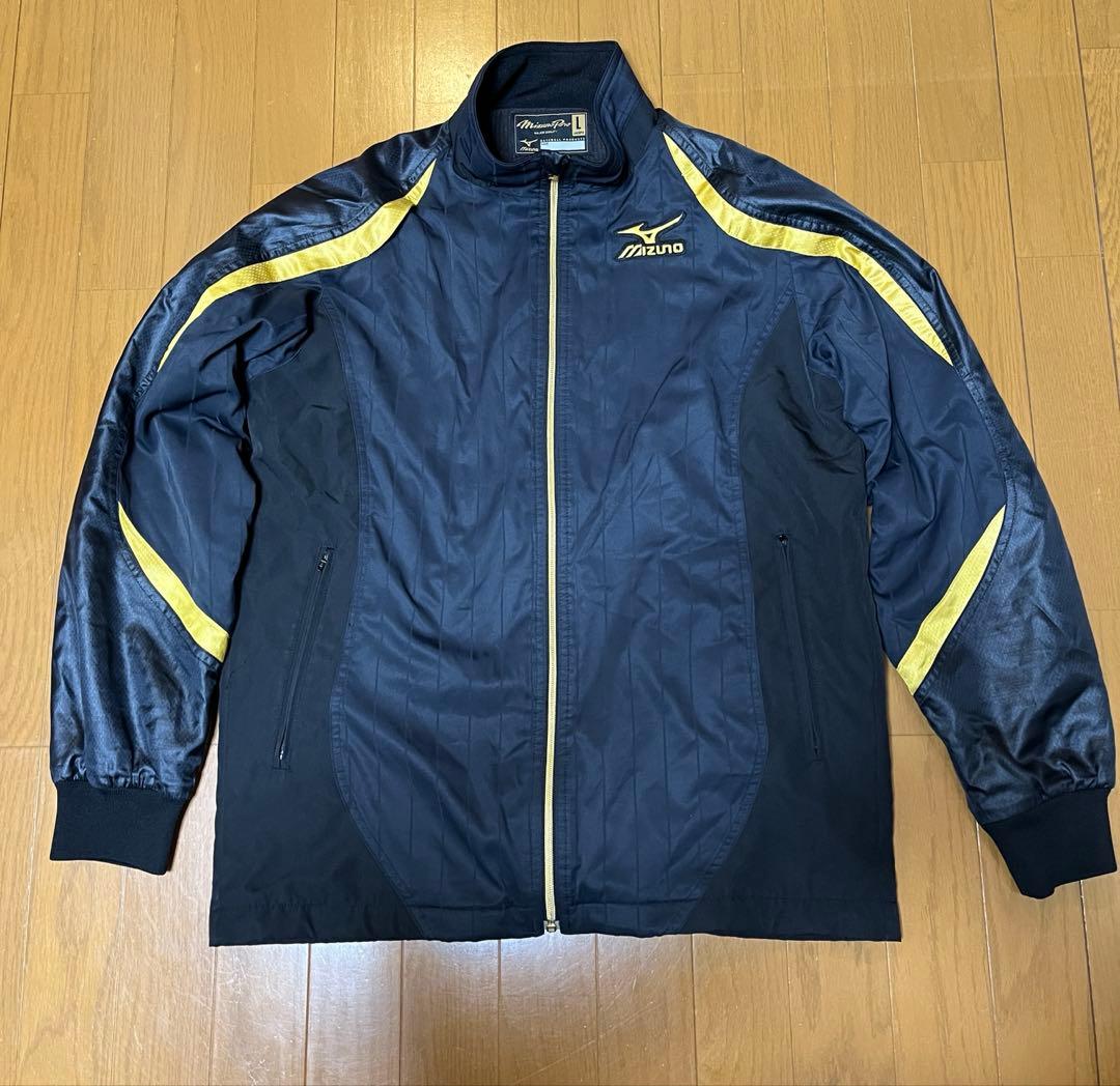 MizunoPro ウィンドブレーカー 上 ブレスサーモ L ブラック