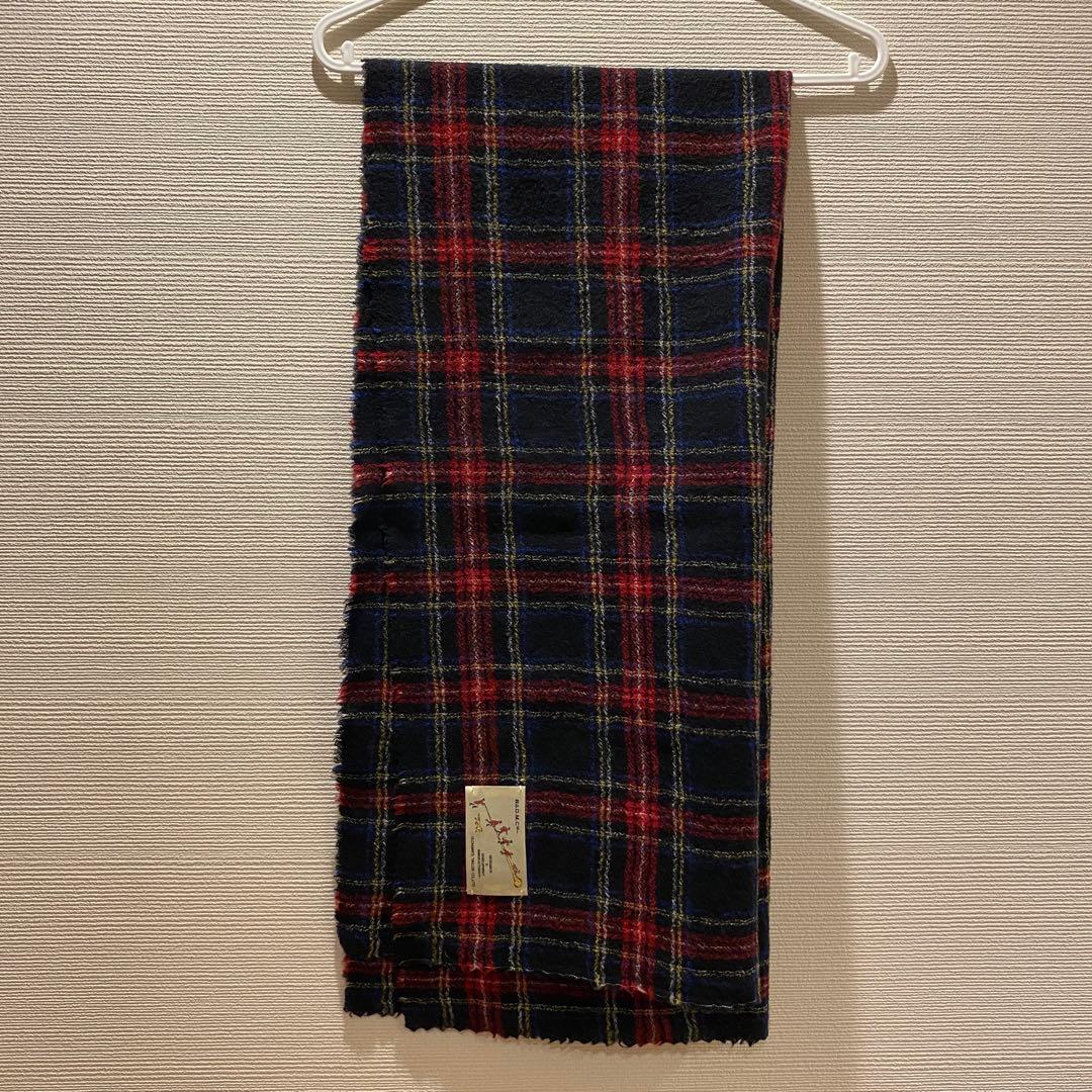 R&D.M.Co- オールドマンズテーラー　ウールタータンチェックマフラー