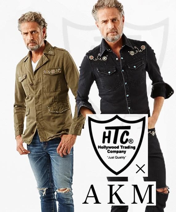 【HTC × AKM エーケーエム】M-65 スタッズ ミリタリージャケット