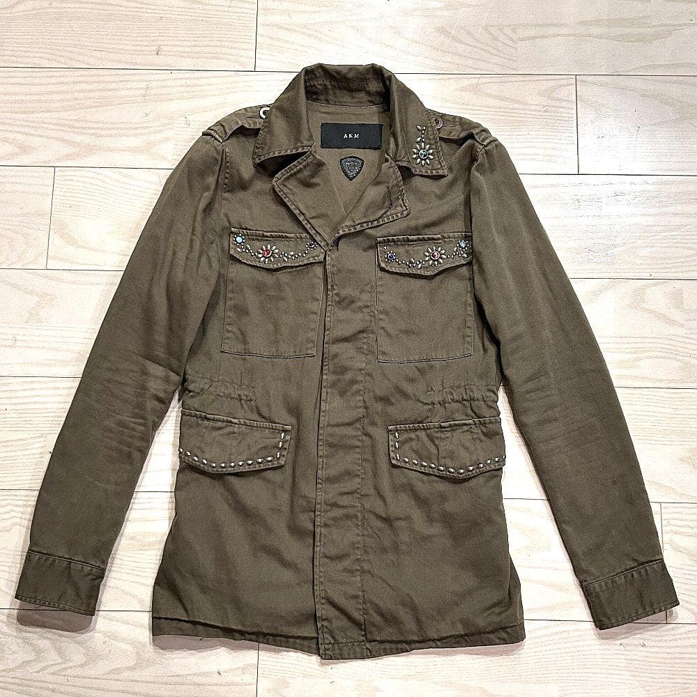 【HTC × AKM エーケーエム】M-65 スタッズ ミリタリージャケット