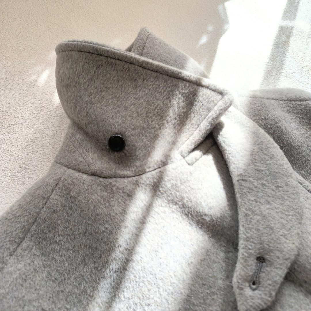 美品 ティッカ TICCA ウール ピーコート コート 2023 AW グレー