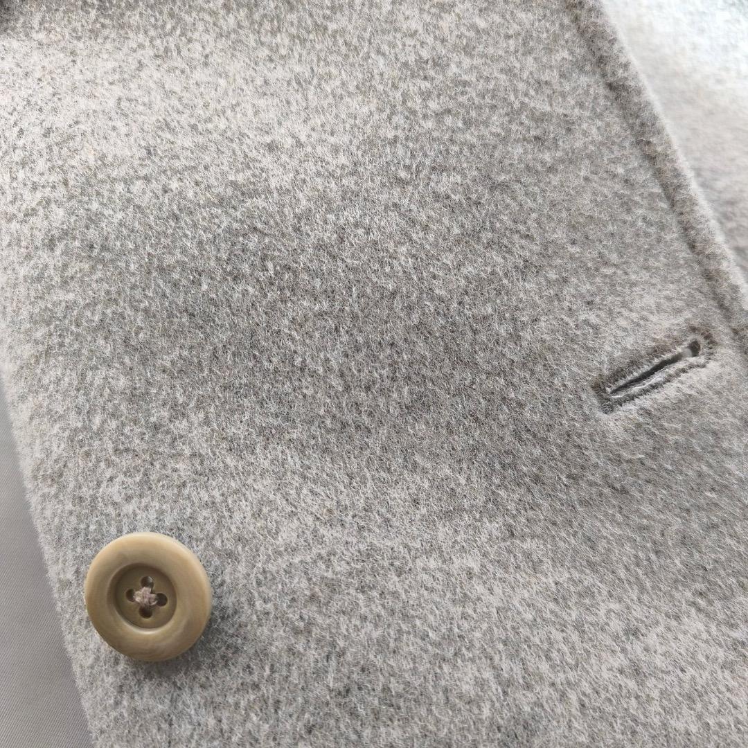 美品 ティッカ TICCA ウール ピーコート コート 2023 AW グレー