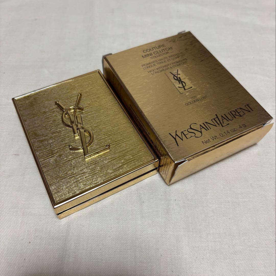 ysl クチュールミニクラッチ　アイシャドウパレット　025