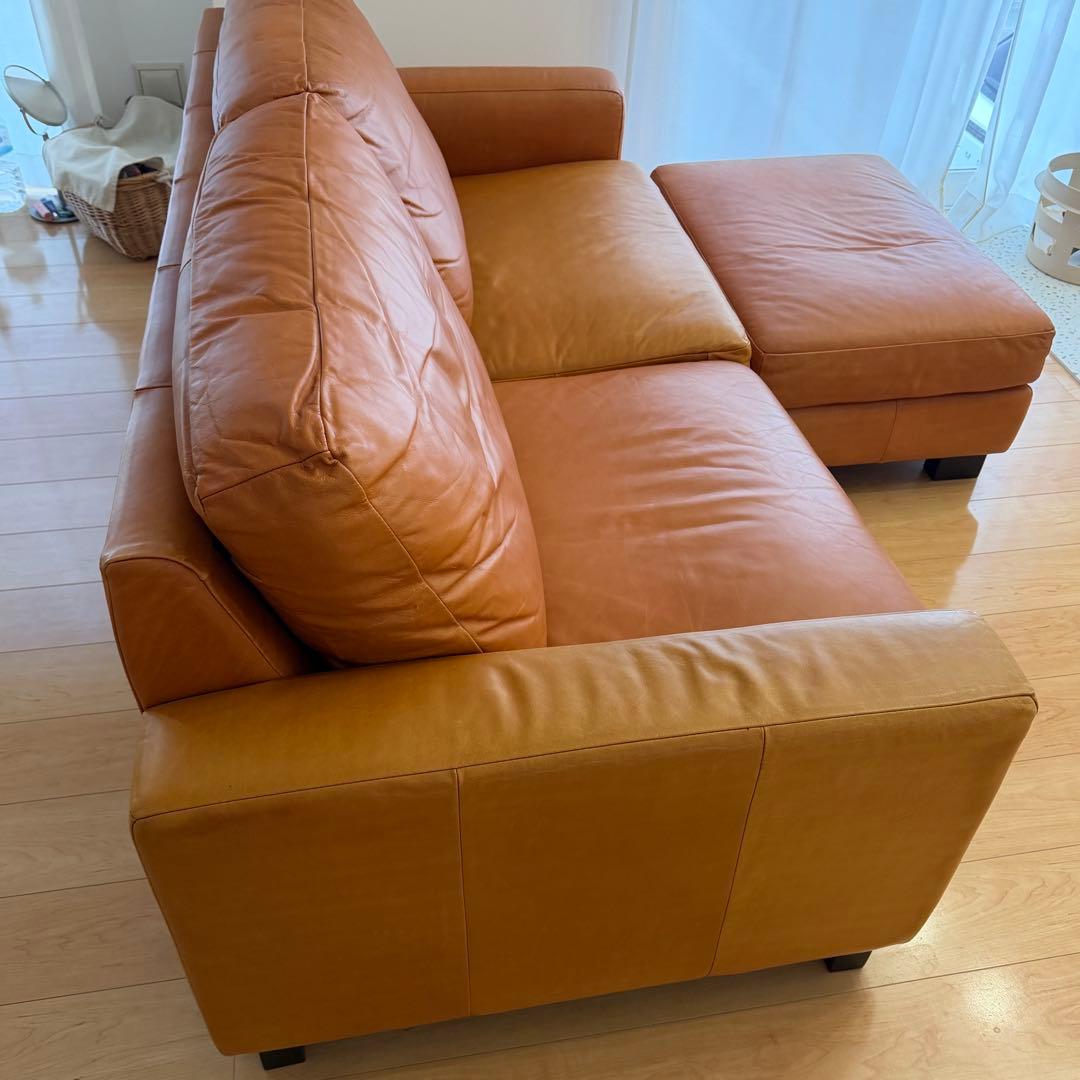 イタリア製オイルレザーGullam グラムソファ DOUBLEDAY ダブルデイ