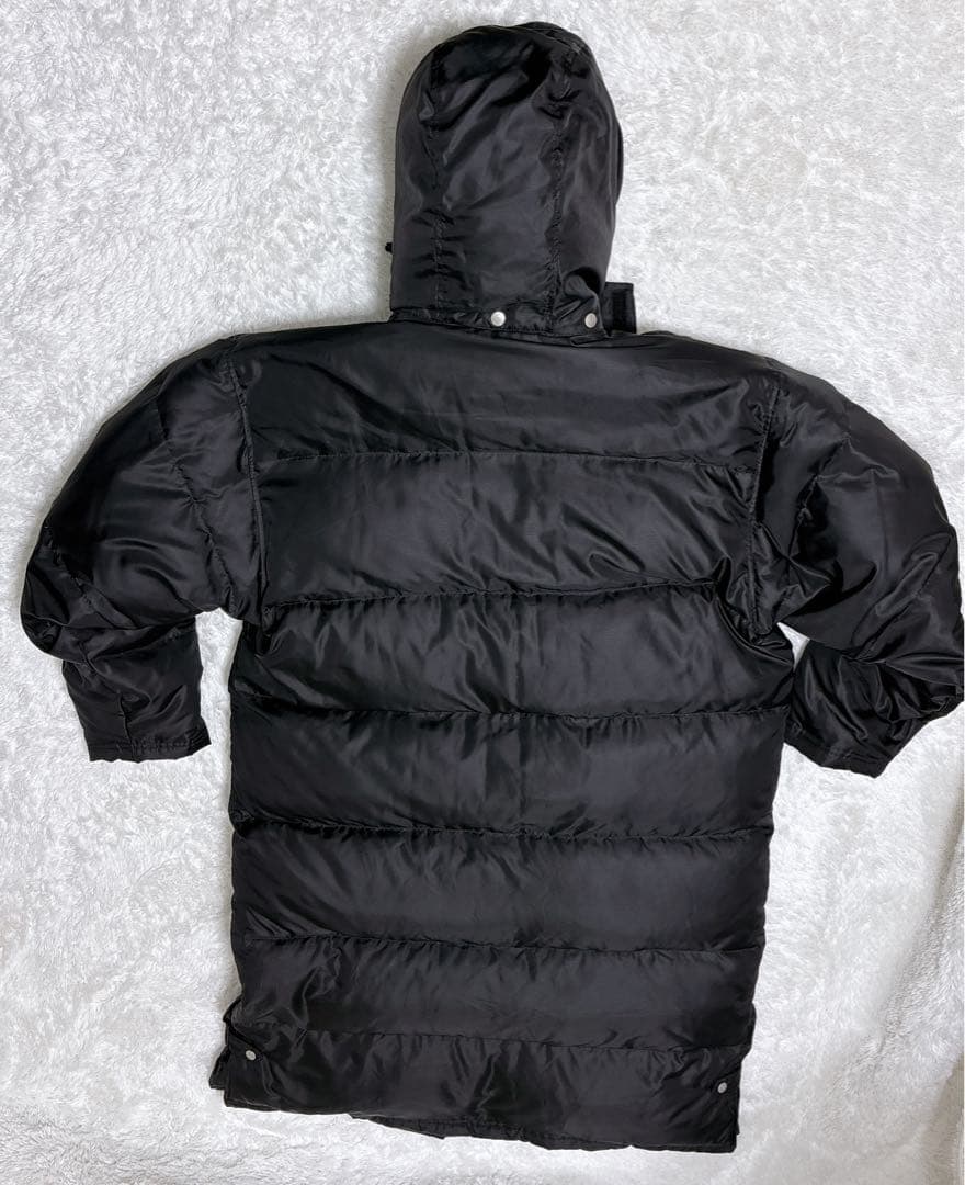 アシックス asics ダウン ベンチコート ジャケット　O LL ブラック　黒