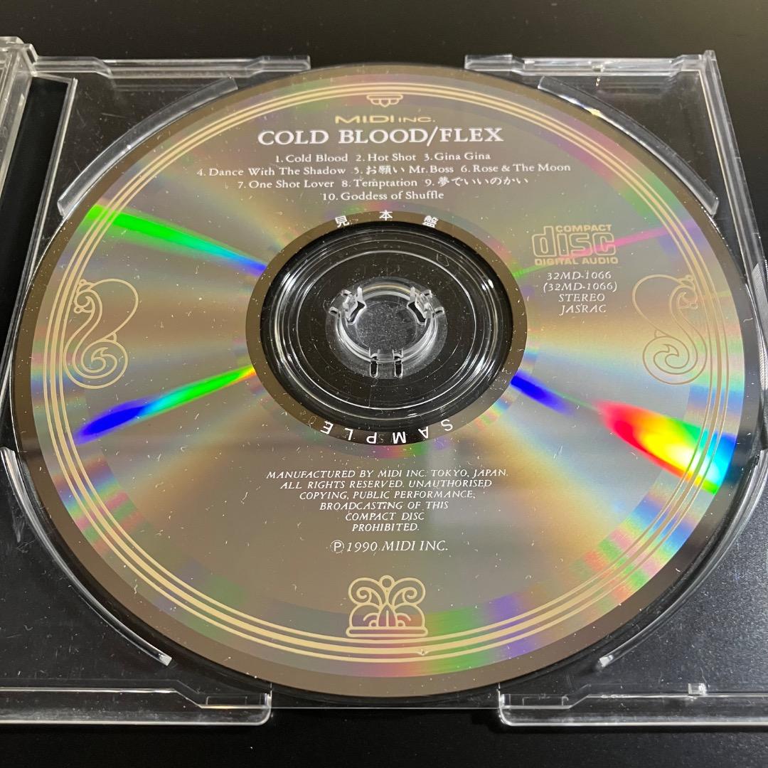 FLEX / COLD BLOOD 希少な初回盤誤植CD　32MD-1066